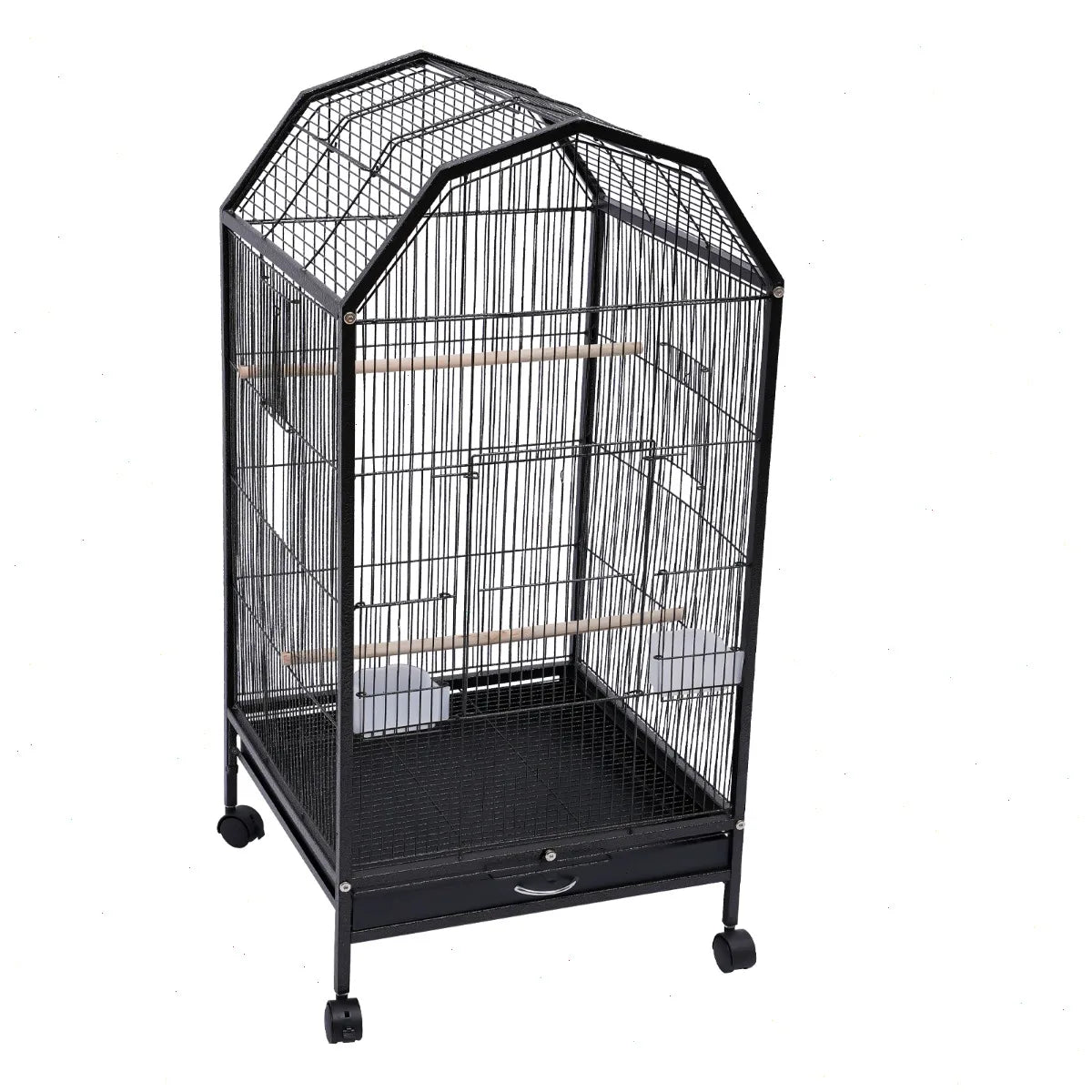 Large Iron Parrot Cage With Sturdy Frame For Small Birds