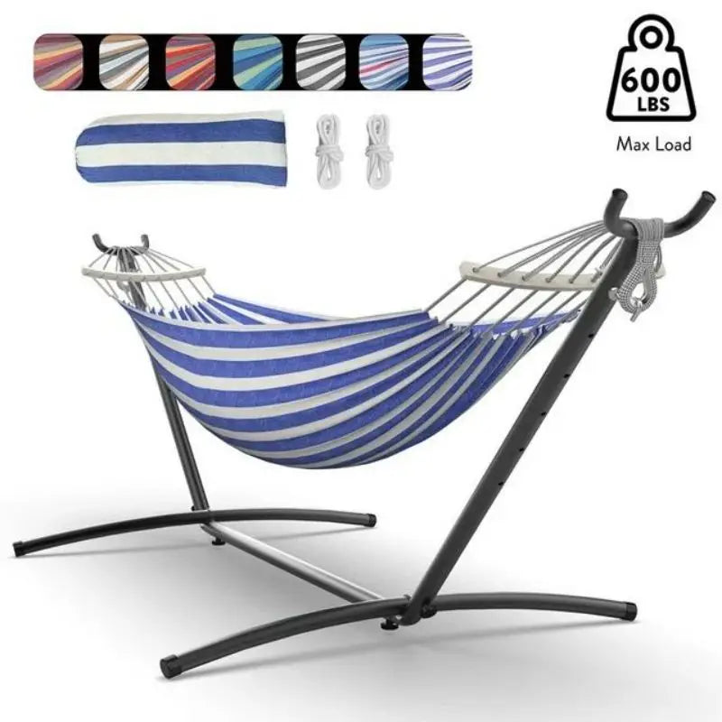 Gyroor Outdoor Adjustable Stand Nylon Hammock With Carry Bag
