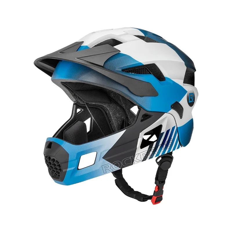 Rockbros Kids Full Face Cycling Helmet With Eight Air Vents