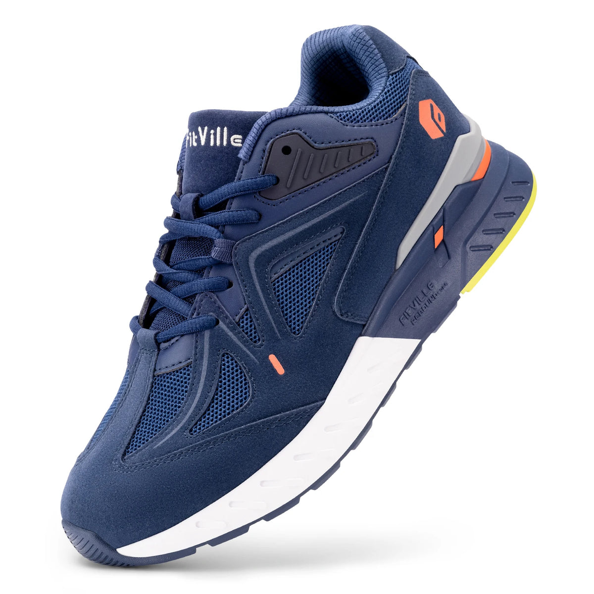 Fitville Men's Lightweight Walking Shoes With Arch Support