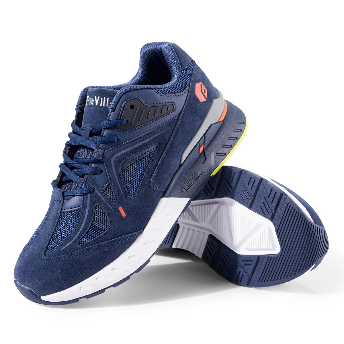 Fitville Men's Lightweight Walking Shoes With Arch Support