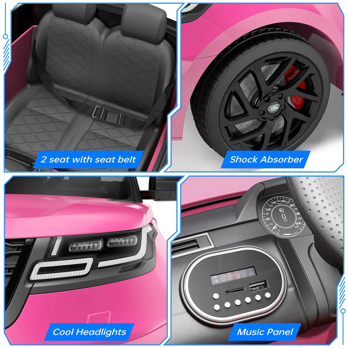 HobbyLane Electric Ride On Car For Kids With Remote Control