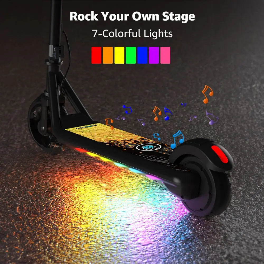 Gyroor H30Max Kids Electric Scooter With Led Display Dual Brake