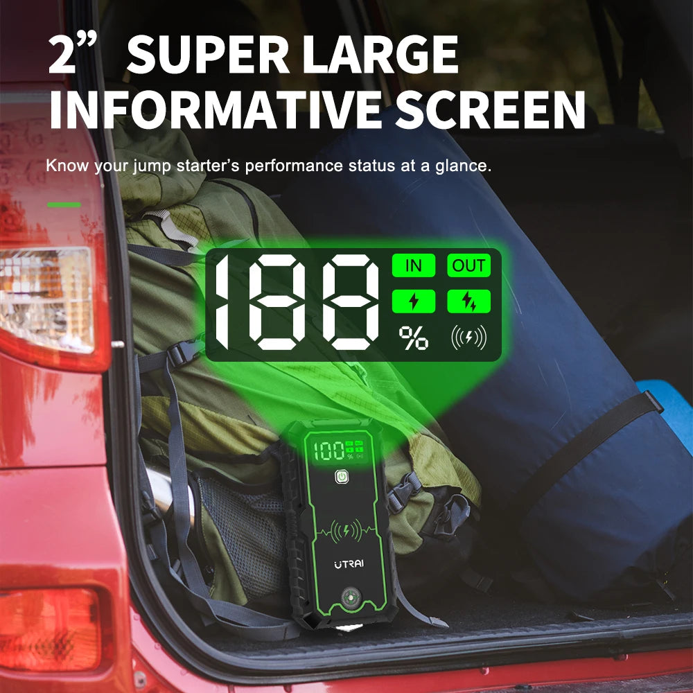 Utrai Portable Car Jump Starter And Battery Power Bank Charger