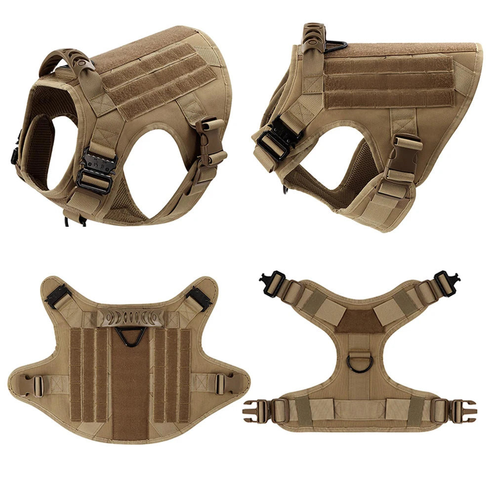 Petravel Padded Nylon Dog Harness And Leash Training Vest Set