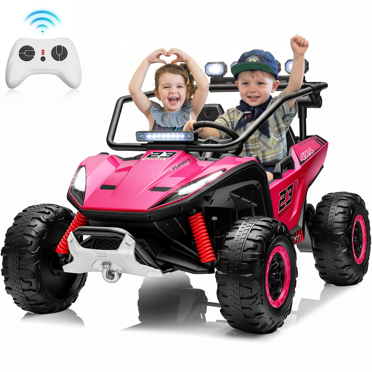 Joyracer 4WD Electric Ride On UTV With Remote Control Bluetooth