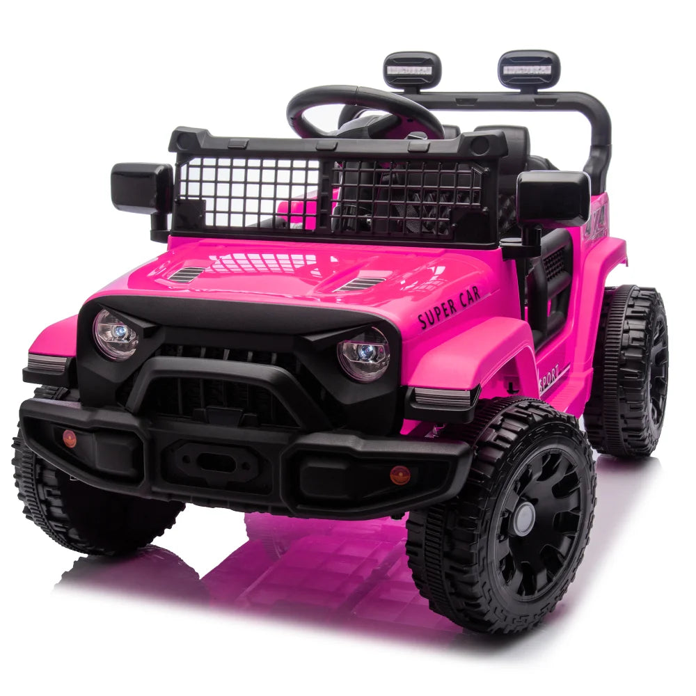 Kids Electric Ride On Car With Parent Control Bluetooth Audio