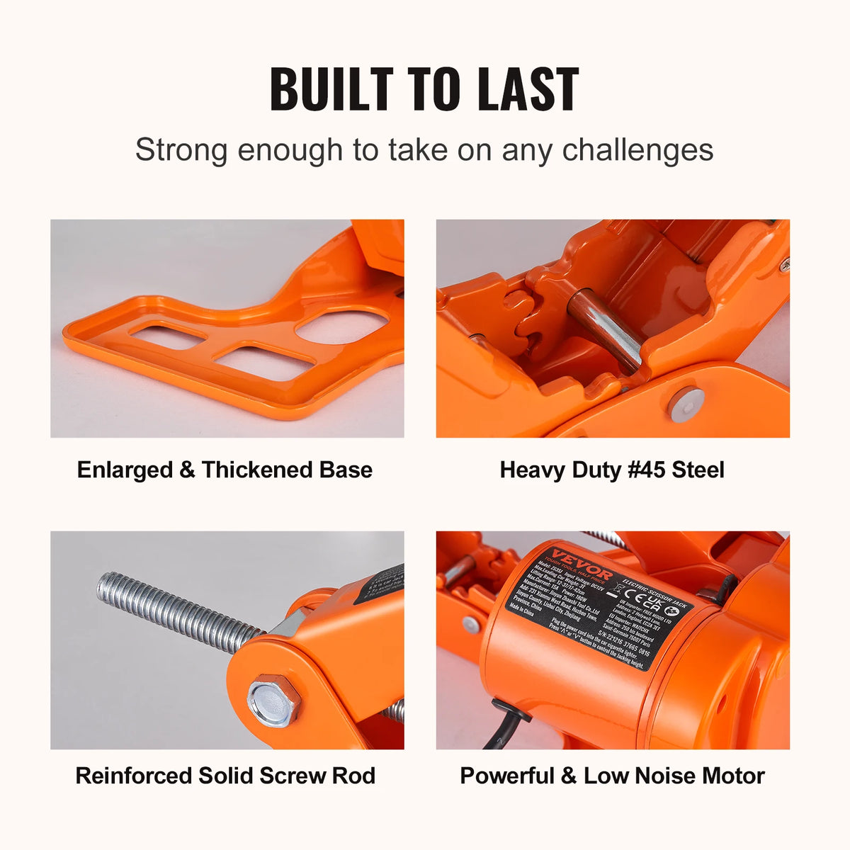 SucceBuy 3 Ton Electric Scissor Car Jack With Impact Wrench
