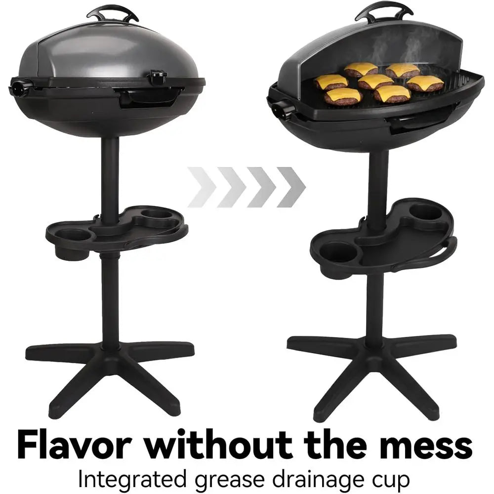 Portable Nonstick Electric Grill With Smart Temperature Control