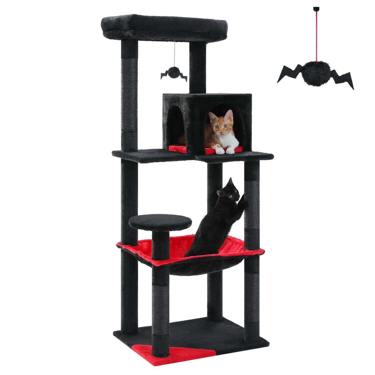PAWZ Road Cat Tree With Sisal Posts Hammock And Perch