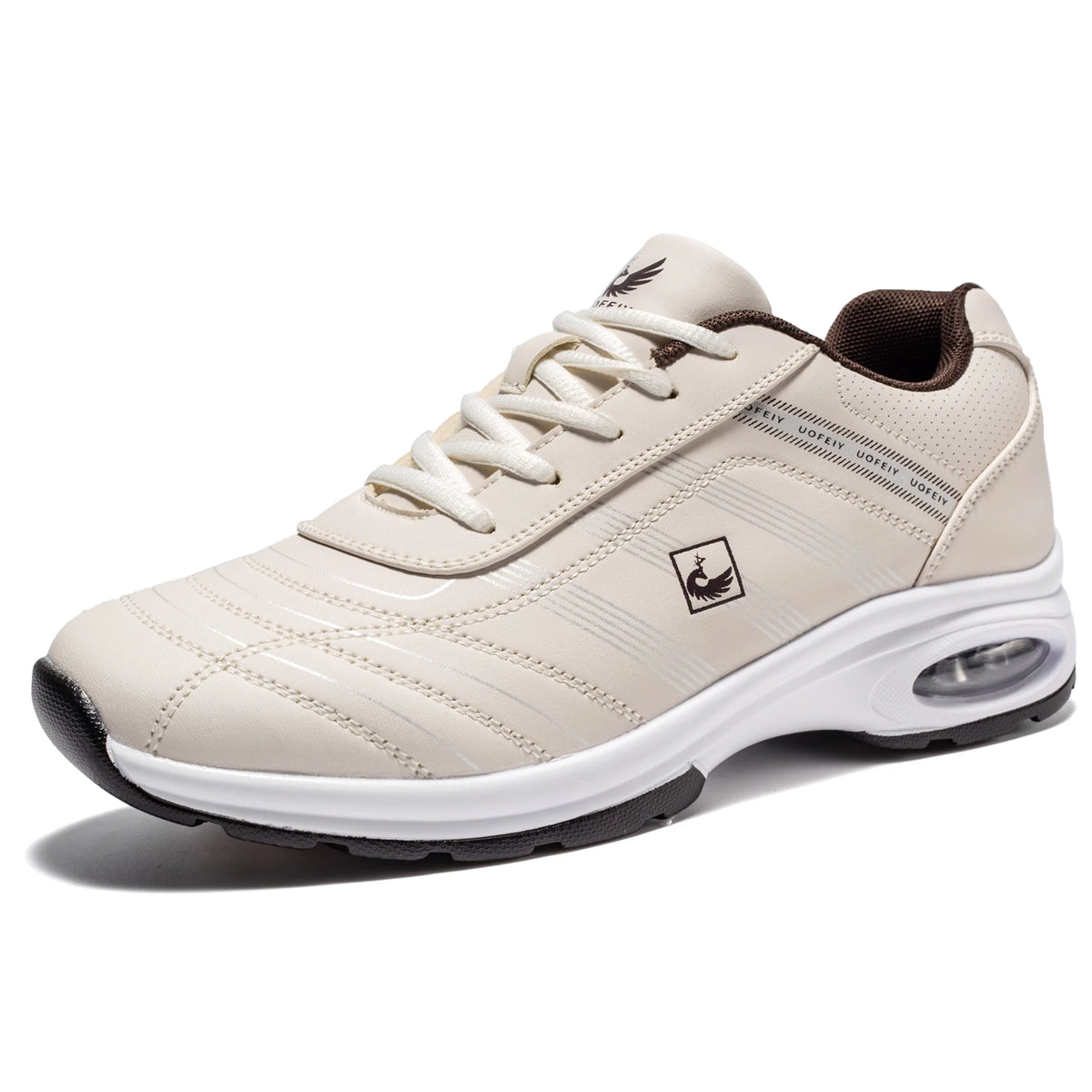 Breathable Spikeless Golf Shoes For Men With Air Cushion Support