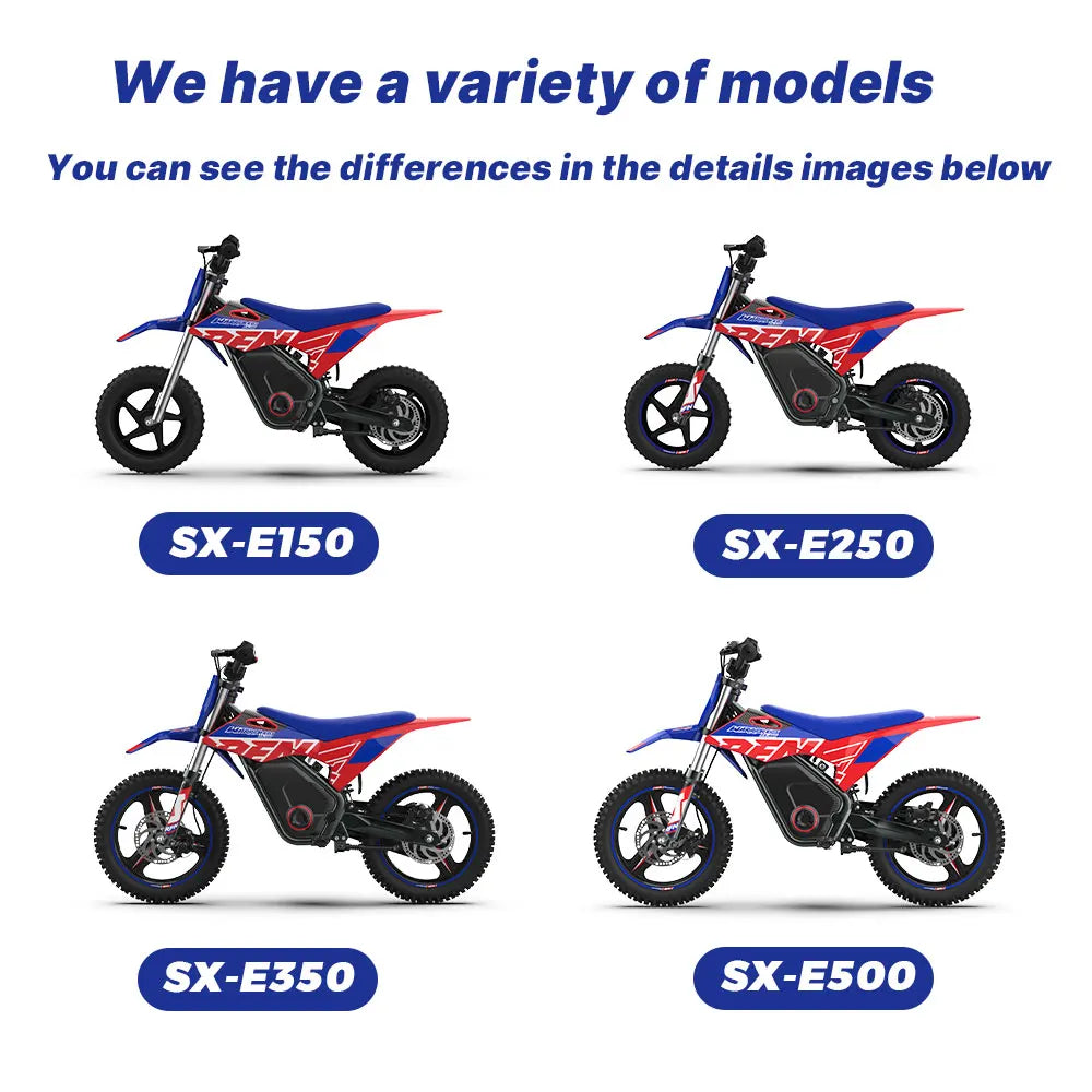 RFN Warrior Kids Electric Off Road Dirt Motorcycle Bike